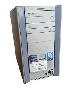 WORKING SONY PCV-RX550 INTEL PENTIUM 4 CPU 1500MHz 1.49GHz 256MB RAM WINDOWS XP - Picture 1 of 10