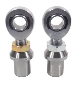 7/8 x 7/8-14 Chromoly Panhard Bar Rod End Kit With 1 3/4 x .250 Weld-In Bungs - Picture 1 of 7