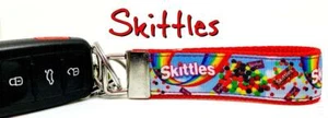 Skittles Llavero Muñequera Llavero 1" Ancho Cremallera Tirador Cámara Correa Snack Comida - Imagen 1 de 12