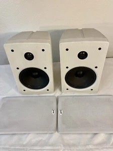 NHT Super One Six XU Speakers White Audiophile Quality Sound 2 Channel/Surround - Picture 1 of 17