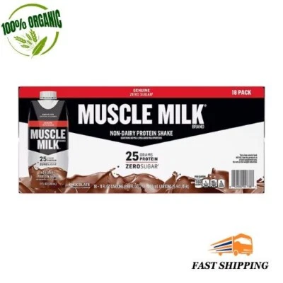 Batido de Proteína de Chocolate Genuino Muscle Milk, 18 ct. Foto 1 de 4
