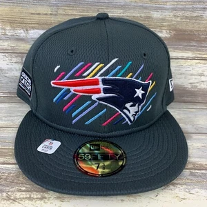 Gorra ajustada New England Patriots para hombre 7 3/8 negra New Era NFL captura crucial - Imagen 1 de 10