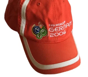 Fifa Hat World Cup Baseball Cap Germany 2006 Licensed Red Adjustable Embroidered - Picture 1 of 10