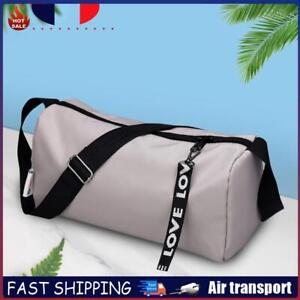 Multifunctional Duffel Bag Gym Bag Hand Luggage Bag for Women Men (Gray ) FR
