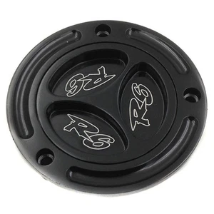 Motorcycle Black Aluminum Keyless Fuel Tank Gas Cap For Yamaha YZF R6 1999-2012 - Picture 1 of 4