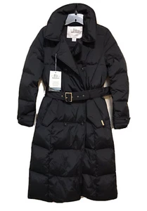 Woolrich Damen Alsea Daunen gefütterte Jacke Mantel XSmall schwarz neu mit Etikett $ 499 - Bild 1 von 13