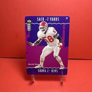1996 Upper Deck Collector's Choice Update You Make the Play Derrick Thomas HOF
