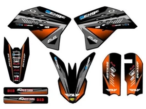 2009-2015 SX 50 SURGE Black Senge Graphics Kit Compatible with KTM - Picture 1 of 10