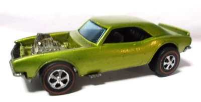 Hot Wheels Redline тяжелый Chevy золото/зеленый 1969 спойлеры Гонконг восстановлен изящный - Изображение 1 из 4