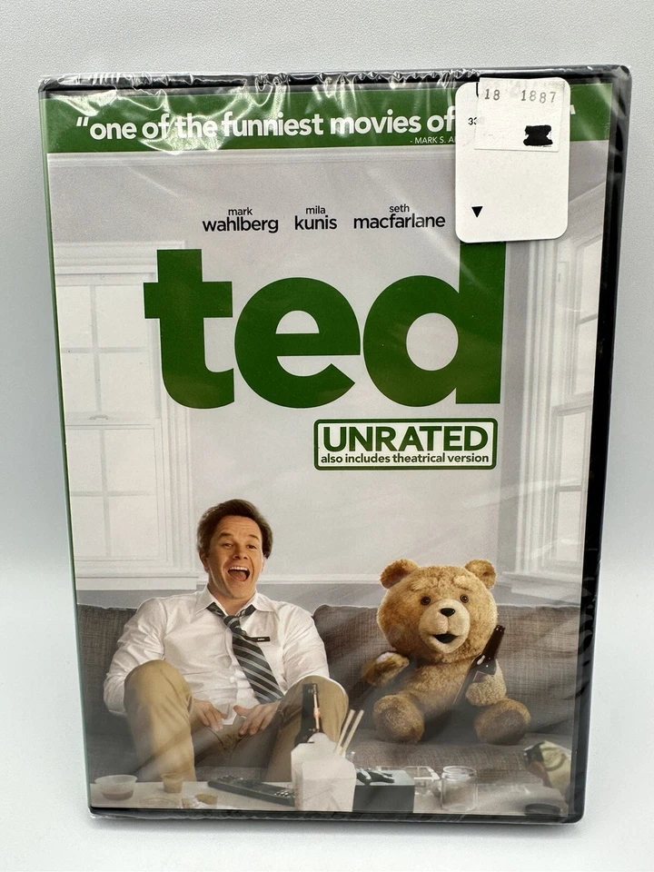 “Ted” DVD Mark Wahlberg Unrated (Brand New Sealed) - Image 1 of 2
