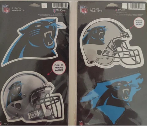 Carolina Panthers Magnets NFL Officially Licensed Cover