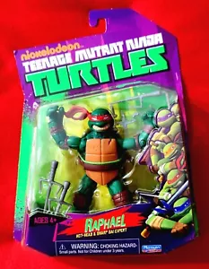 ๐ฅ PLAYMATES TEENAGE MUTANT NINJA TURTLES "RAPHAEL" 2012 RETRO FIGURE TMNT ๐ฅ - Picture 1 of 2