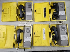LOT OF 4 STARCOMM WEATHER RESISTANT HAZARDOUS LOCATION PHONES WRT-30-H - Picture 1 of 6