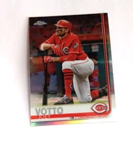2019 Topps Chrome Refractor #31, Joey Votto - Picture 1 of 2