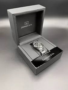 !!NUOVO!! OROLOGIO ZIHLMANN & CO Z400 NERO - CRONOGRAFO - CINTURINO ACCIAIO INOX - Foto 1 di 9