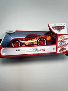 Disney Pixar Car 1:24 Lightning McQUEEN Turbo Red Radio Control Jada Toys NEW - Picture 1 of 7