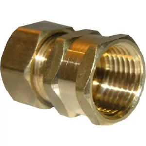 LASCO 17-6657 5/8-Inch Compression by 1/2-Inch Female Pipe Thread Brass Adapter - Picture 1 of 1
