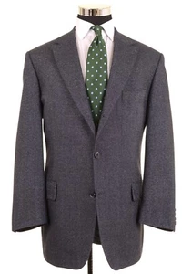 Hugo Boss 'Rossellini' Blue Flecked Silk Wool Tweed Sport Coat Jacket Blazer 46 - Picture 1 of 9