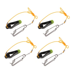 4pcs Power Grip Plus Downrigger Line Release Stacker Clips with 42cm Leader - Picture 1 of 10