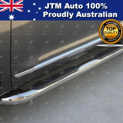 Side Steps 3" Running Board Stainless Steel suitable for Toyota Kluger 2007-2013 - image 1 of 4
