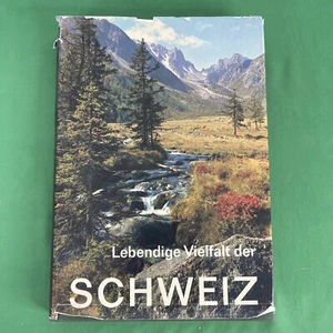 Vintage 1964 Hardcover Illustrated Book LIVELY DIVERSITY of SWITZERLAND (German) - Picture 1 of 18