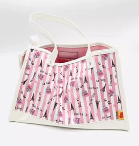 Build A Bear “O La La” Paris Purse Eiffel Tower Pink, White & Black Hand Big Bag - Picture 1 of 8