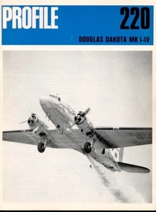 AIRCRAFT PROFILE 220 BLUE DOUGLAS DAKOTA RAF RCAF RAAF SAAF RNZAF MIDDLE EAST - Imagen 1 de 3