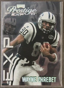 1999 Playoff Prestige EXP Reflections Silver Wayne Chrebet #EX108 - Ungraded - Photo 1/2