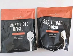 Pampered Chef Mixes Lot of 2 Italian Herb Bread Shortbread Cookie 2026 New - Picture 1 of 4