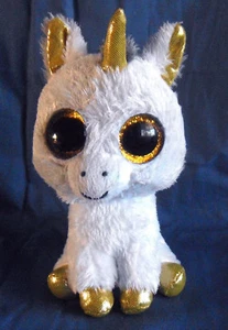 *1800* TY Beanie Boos Pegasus the Unicorn - sparkling orange eyes - plush - Picture 1 of 4