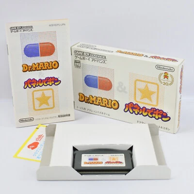 DR MARIO and PANEL DE PON Gameboy Advance Nintendo 2139 gba - Image 1 of 4