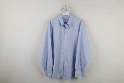 Camisa De Colección Años 90 Brooks Brothers Para Hombres 16.5 35 Algodón Original Abotonada OCBD Azul Foto 1 de 4