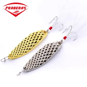 Gold/Silber Metall Spinner Löffel Angelköder VIB Vibration Jigs KünstlicherKöder - Bild 1 von 8