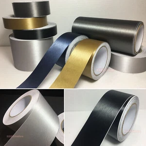 Car House Wall Metal Matte Brushed ALUMINUM Vinyl Wrap Tape Trim Decal / Sticker - Picture 1 of 32