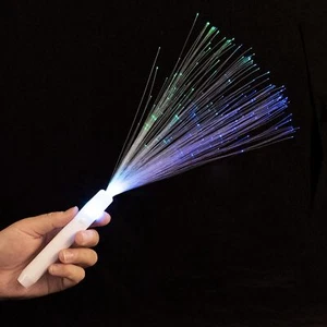 48 Pieces Fiber Optic Wand LED Wedding Wand Long Glow Sticks LED White Glow S... - Picture 1 of 9