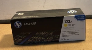 NUEVO HP LaserJet Q3972A Cartucho de tóner Amarillo 123A CAJA SELLADA - Imagen 1 de 2