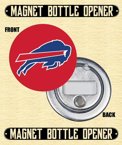 Buffalo Bills - Magnet Bottle Opener - Choose From 12 Designs Cover