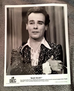 Blue Velvet Original 8x10 Still B&W Photo DEAN STOCKWELL David Lynch 1986 - Picture 1 of 1