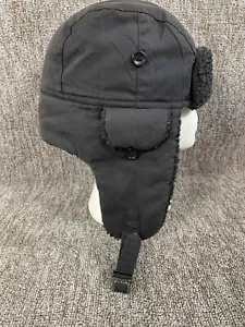 Barbour Waxed Fleece Trapper Mütze Größe Herren Medium Ohrenklappen Schießen Angeln - Bild 1 von 16