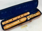 YAMAHA recorder tenor GERMAN Concert Music Instruments with case From Japan