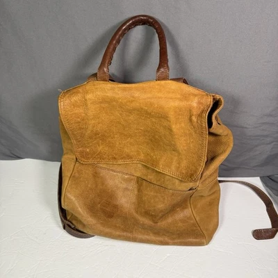 Рюкзак Sundance из натуральной итальянской кожи коричневый Vera Pelle со сломанной пряжкой ЧИТАЙТЕ - Изображение 1 из 4