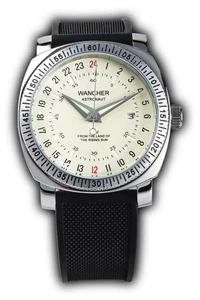 WANCHER Men's Watch ASTRONAUT IVORY Astronaut Ivory Special 24 Hour - Picture 1 of 8
