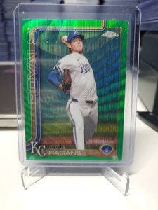 2025 Topps Chrome - Cole Ragans #151 refractor de onda verde 41/99 - Imagen 1 de 2