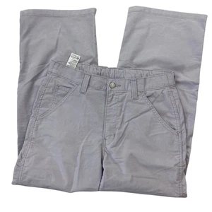 Levi's Women Baggy Carpenter Lightweight Corduroy Pants 27(30) x 27 Lilac - Picture 1 of 3