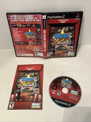 SNK Arcade Classics Vol. 1 - Sony PlayStation 2 PS2 Complete in Box CIB Tested - Image 1 of 4