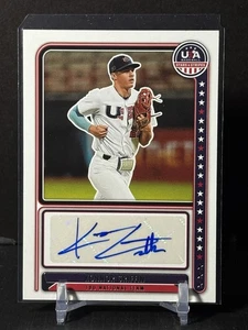 2024 Stars & Stripes USA Konnor Griffin 18U National Team Signatures Auto NTS-KG - Picture 1 of 2