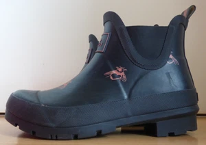 Joules Wellibob Damen kurze Gummistiefeletten Schwarz Gr. 37 - Bild 1 von 7