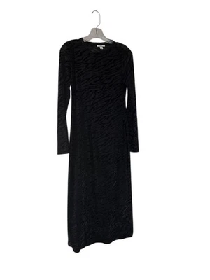 Vestido Bar III Negro Bodycon Maxi Manga Larga Talla Mediana  Foto 1 de 4