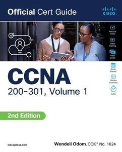 Wendell Odom / CCNA 200-301 Official Cert Guide, Volume 1 /  9780138229634 - Picture 1 of 1