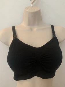 Feelingirl Smooth Seamless Comfort BH ohne Bügel Schwarz L 34D-38C Neu mit Etikett - Bild 1 von 10